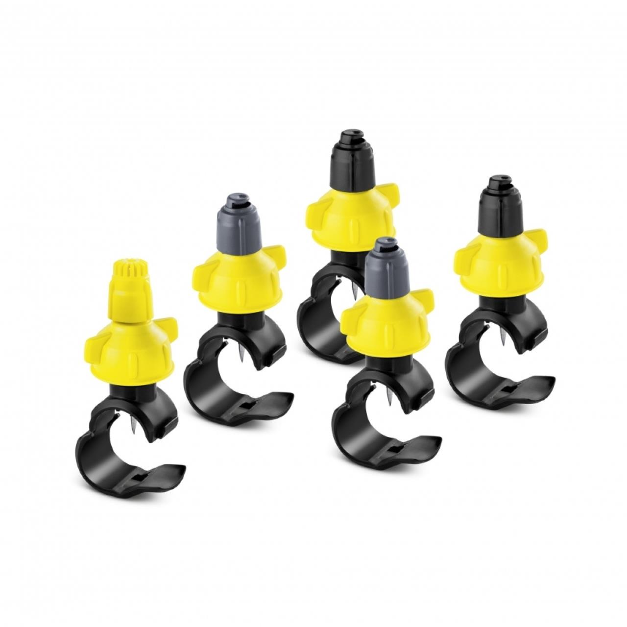 Sprühmanschetten (1 x 360°, 2 x 180°, 2 x 90°)