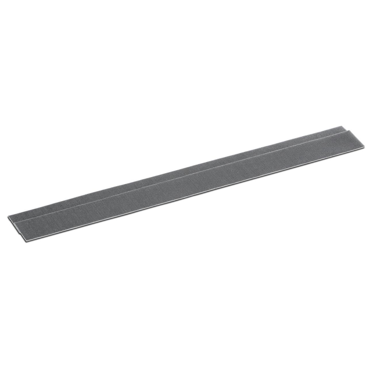 Klettverbindung, grau, 650 mm, 2 x